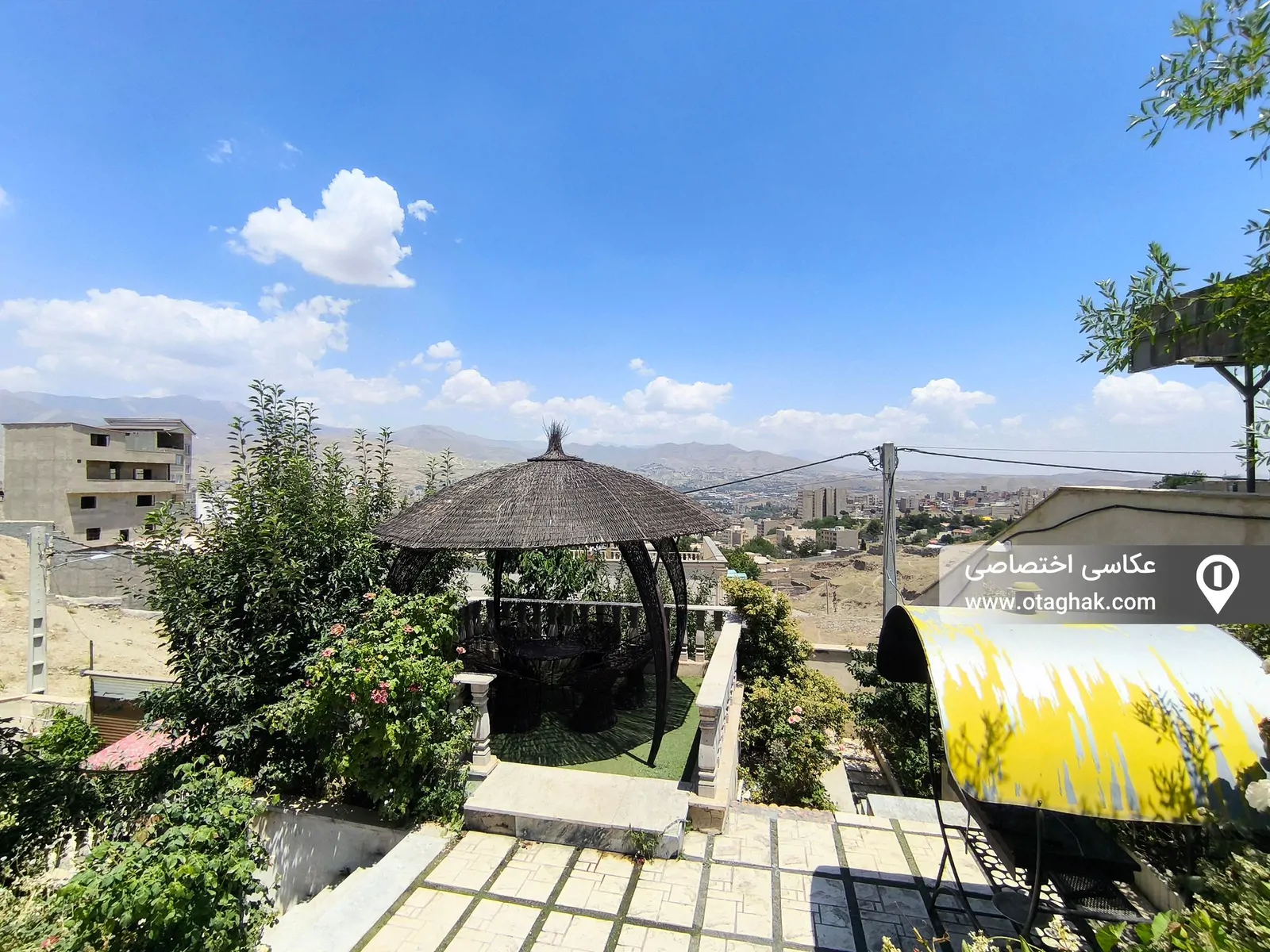 استخردار آبگرم بام با جکوزی