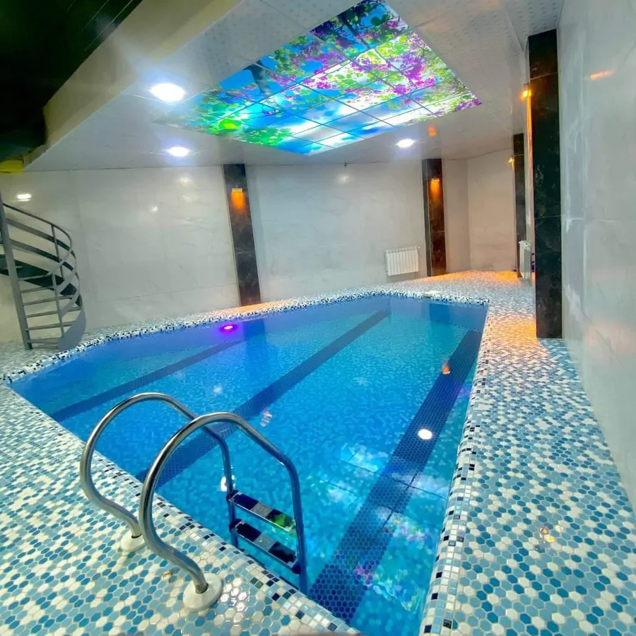 تصویر ۱ - ویلا لوکس استخردار آبگرم سرپوشیده نزدیک منطقه آزاد در خمام