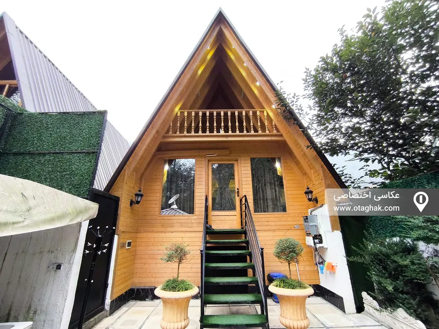 تصویر ۱ - کلبه سوییسی بیشه در  شیرگاه