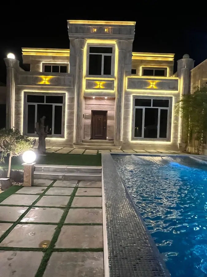 تصویر ۱ - ویلا عمارت استخر روباز آبگرم در  کردان