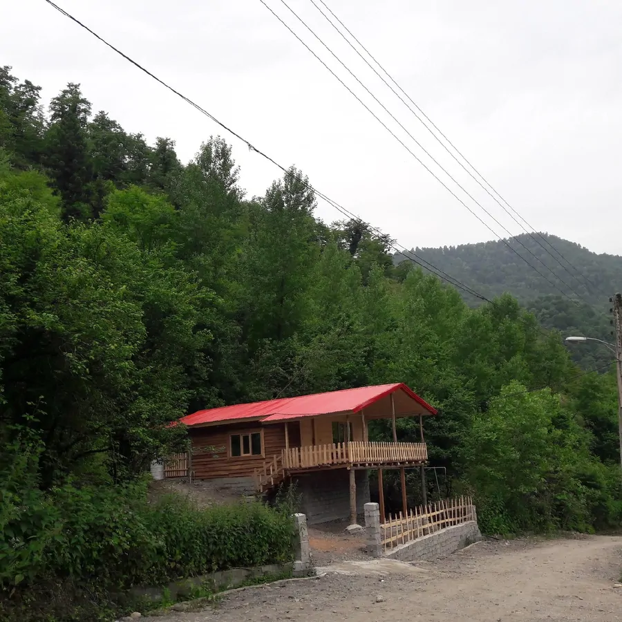 تصویر ۱ - کلبه کلبه جنگلی چوبی در  سوادکوه