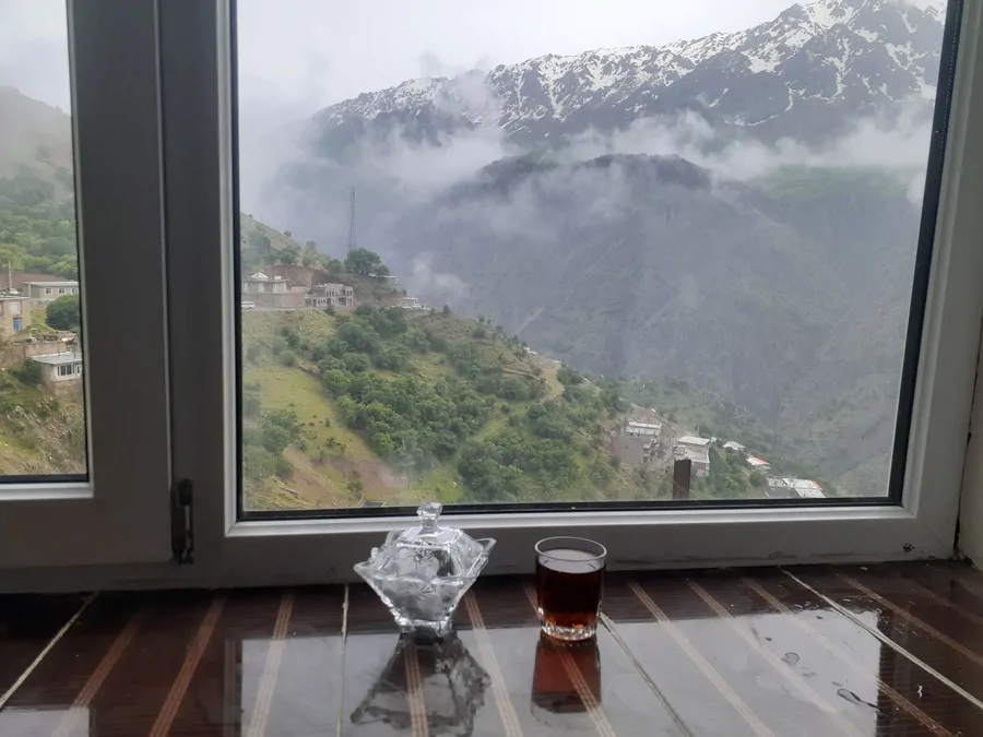تصویر ۱ - آپارتمان چشم انداز منظره کوهستان  در  اورامان تخت