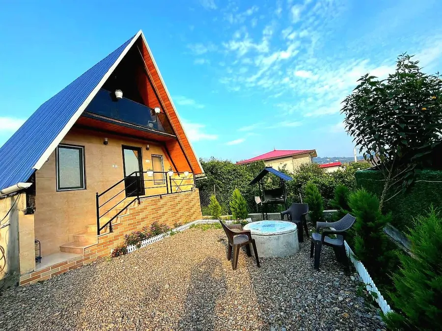 تصویر ۱ - کلبه سوئیسی امیر با جکوزی در سوادکوه