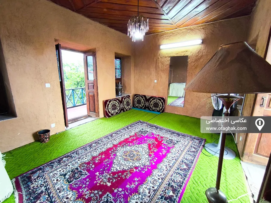 تصویر ۱ - اقامتگاه بومگردی عمارت بیک (واحد اشکانیان) در گلوگاه