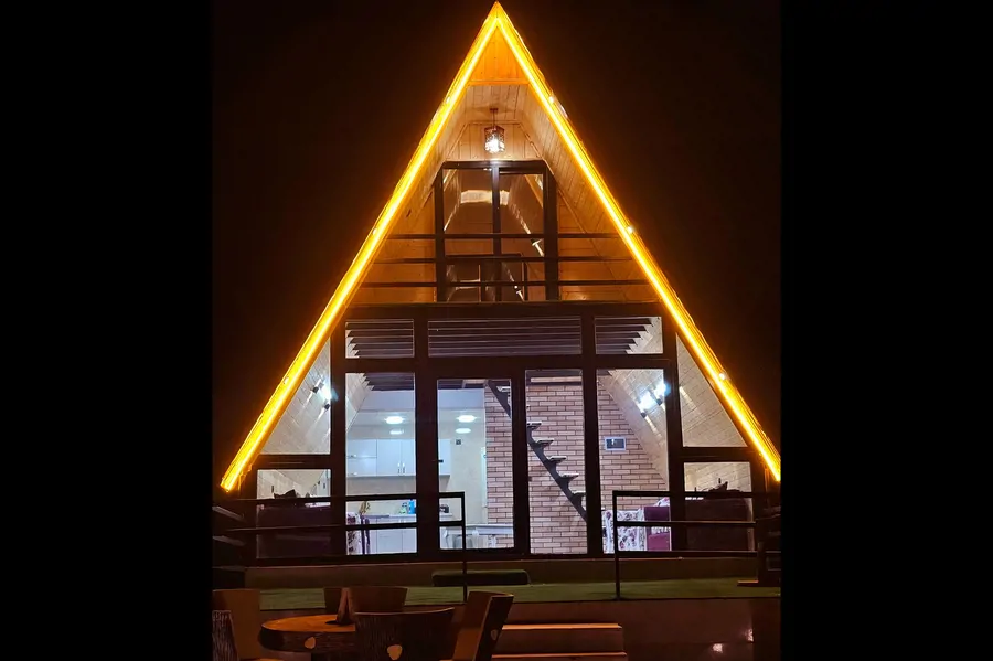 تصویر ۱ - کلبه کلبه چوبی سوئیسی با وید ابدی دشت و جنگل و کوهستان در  بابل