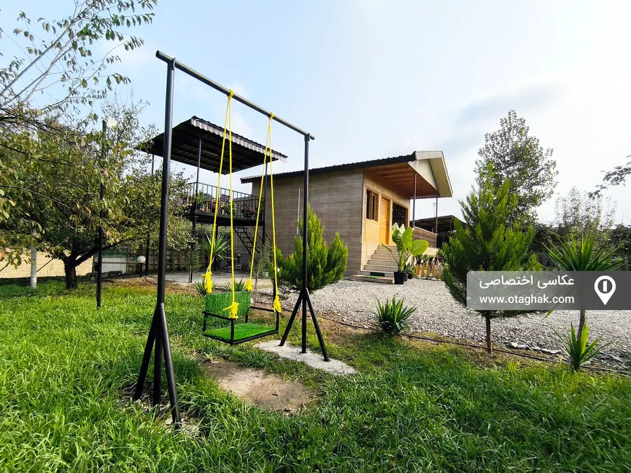 تصویر ۱ - کلبه چوبی توکان در شیرگاه