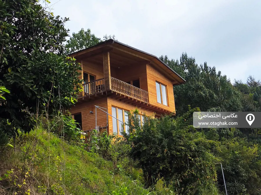 تصویر ۱ - کلبه چوبی چشم انداز در  سوادکوه