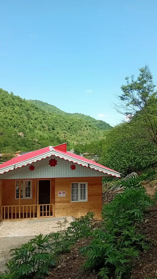 تصویر ۱ - کلبه چوبی مهدی  در  ماسال
