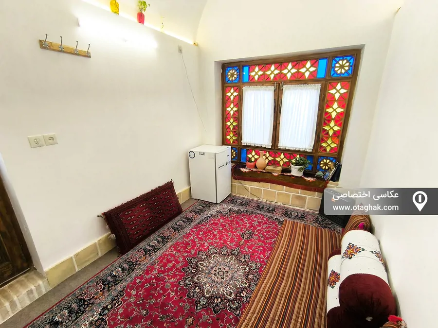 تصویر ۱ - اقامتگاه بومگردی شب نشین کویر (شاه نشین) در دامغان