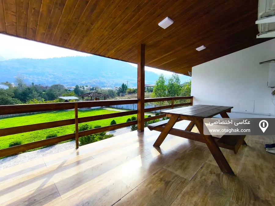 تصویر ۱ - ویلا استخردار آبگرم خوشرود (واحد ۱) با جکوزی در  نوشهر