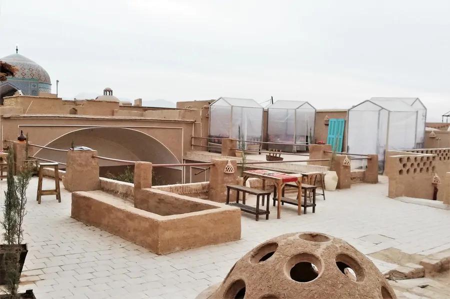 تصویر ۱ - اقامتگاه بوم‌گردی خانه خورشید (رز) در  یزد