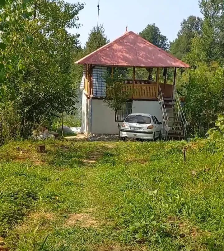 تصویر ۱ - کلبه کلبه درجای بکرکوهستانی درنزدیکی جنگل بدون مزاحم در  لاهیجان