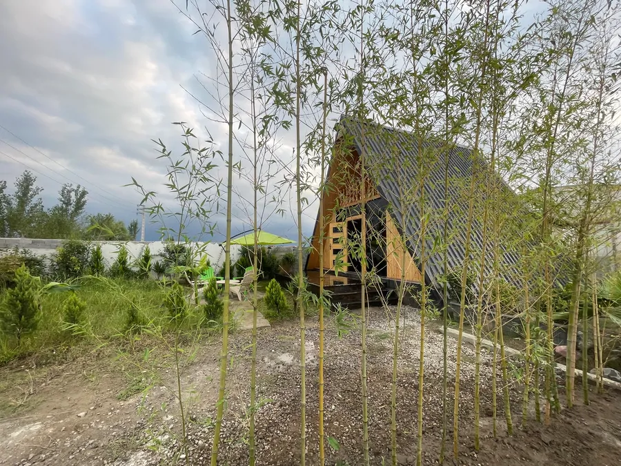 تصویر ۱ - کلبه کلبه چوبی دوبلکس با جکوزی در سرخ رود