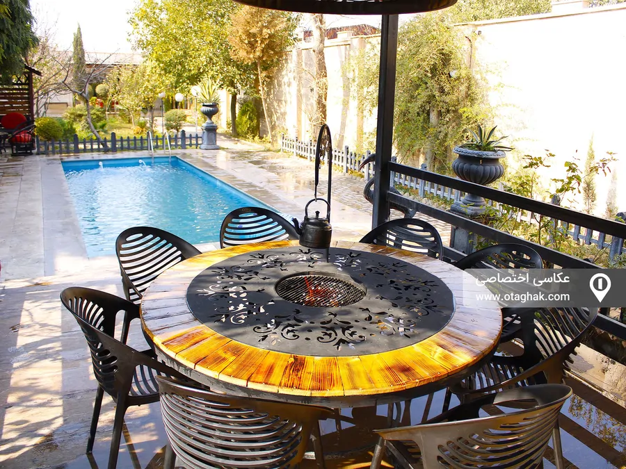 تصویر ۱ - ویلا استخردار آبگرم باغ آرزوها در شهریار