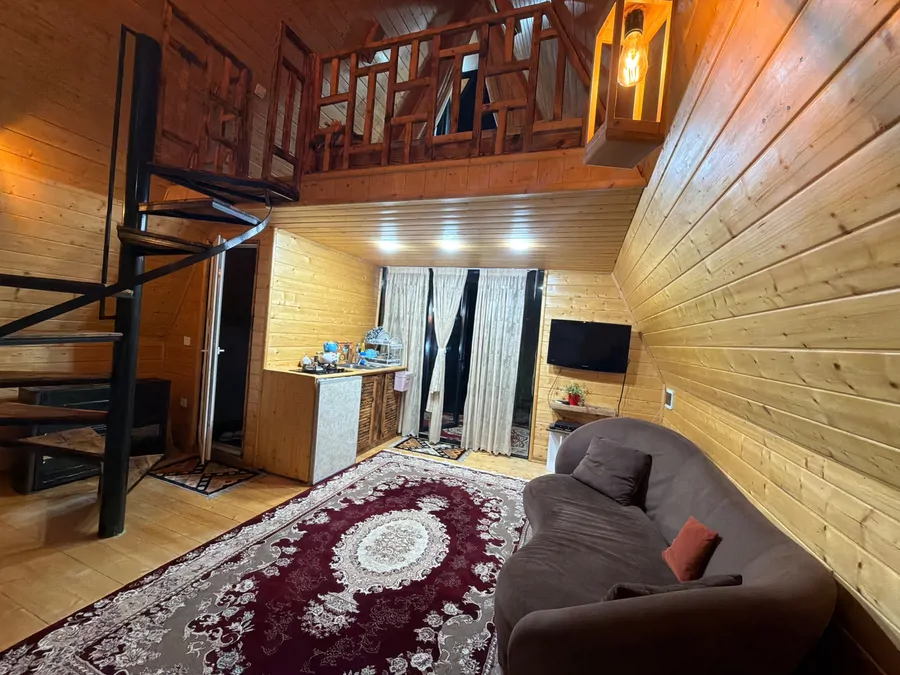 تصویر ۱ - کلبه کلبه سوئیسی عاشقانه در کلاردشت