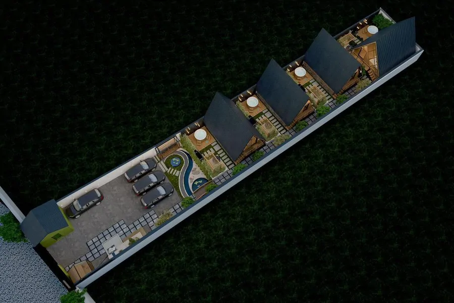 تصویر ۱ - کلبه مجتمع اقامتی سوئیسی فیکا  در  محمودآباد