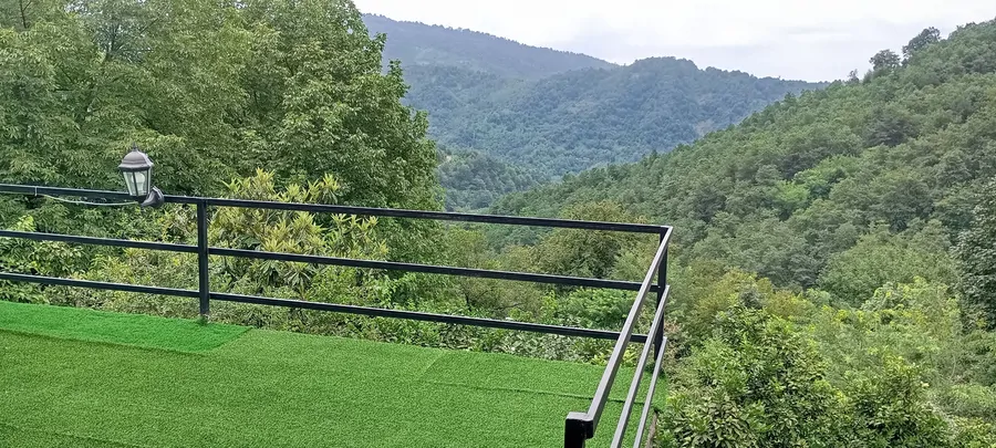 تصویر ۱ - کلبه کلبه ی چوبی قلب جنگل در لنگرود