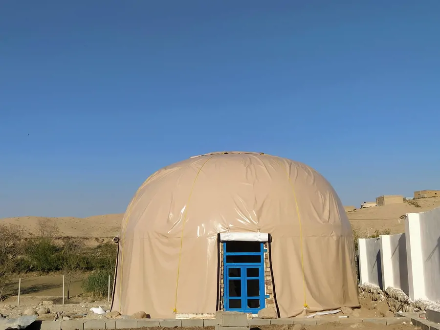 تصویر ۱ - اقامتگاه بومگردی آتلان یورت 1 در مراوه تپه