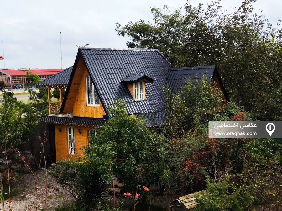 تصویر ۱ - کلبه چوبی دلنشین آرامش در  خمام