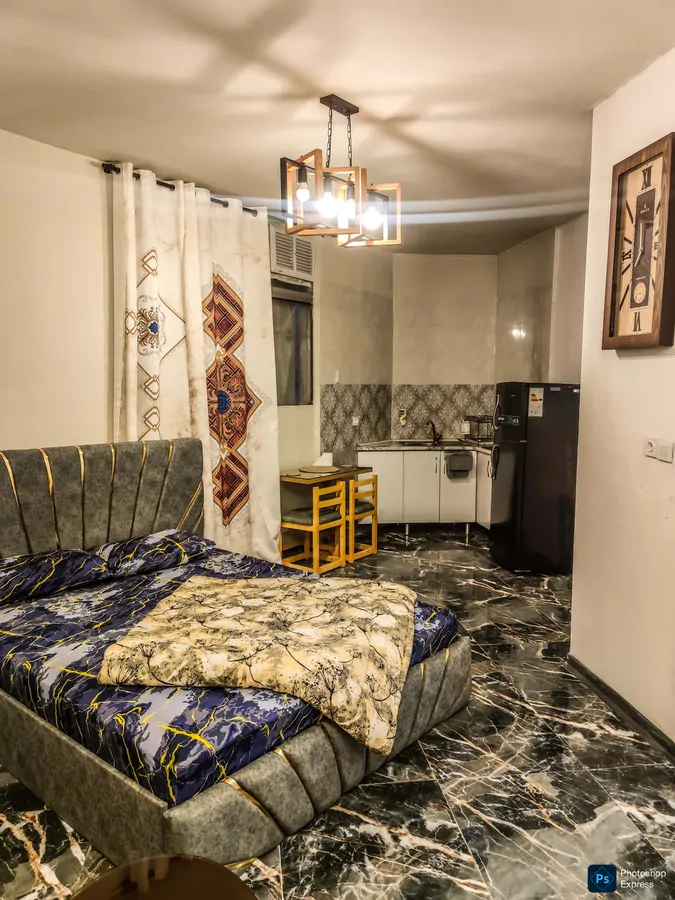 تصویر ۱ - سوییت اقامتگاه عزیز جنت اباد جنوبی واحد 7 در  تهران