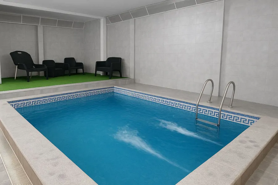 تصویر ۱ - ویلا استخردار آبگرم جوان با فوتبال دستی در سهیلیه