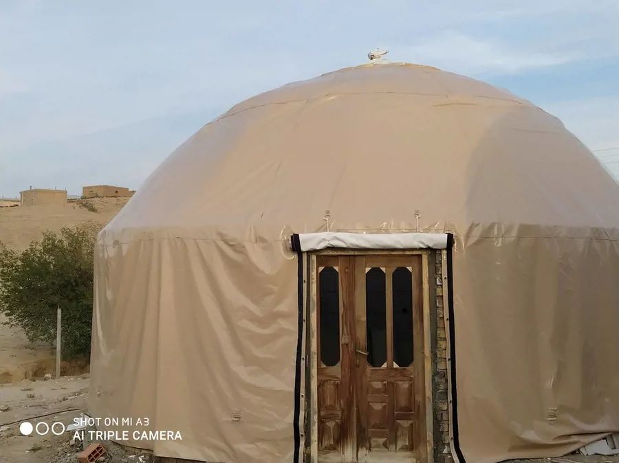 تصویر ۱ - اقامتگاه بومگردی آتلان یورت 2 در مراوه تپه