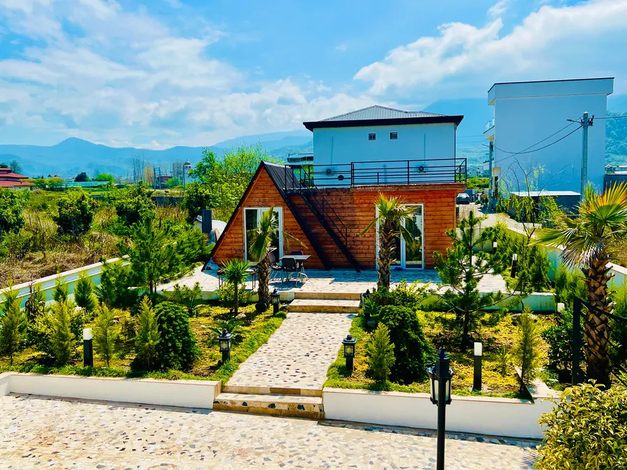 تصویر ۱ - کلبه چوبی باران (۲) در متل قو