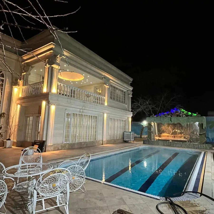 تصویر ۱ - ویلا استخردار آبگرم عمارت سرخ با فوتبال دستی در  کردان