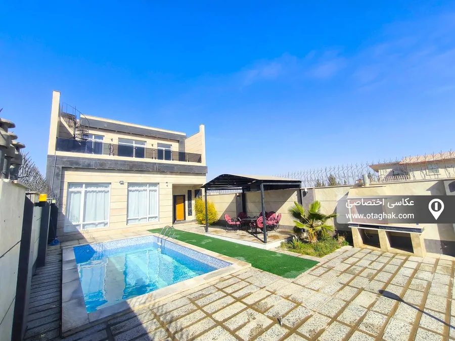 تصویر ۱ - ویلا استخردار آبگرم زعفرانیه (2) در کردان