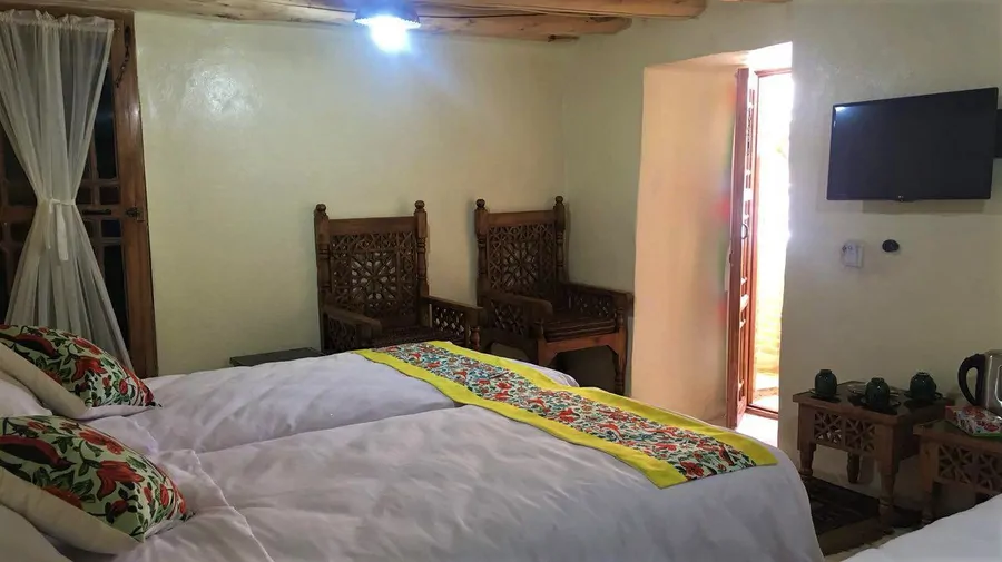 تصویر ۱ - اقامتگاه بوم‌گردی سنتی ددمان(اتاق ماه نشان طبقه همکف) در  زنجان