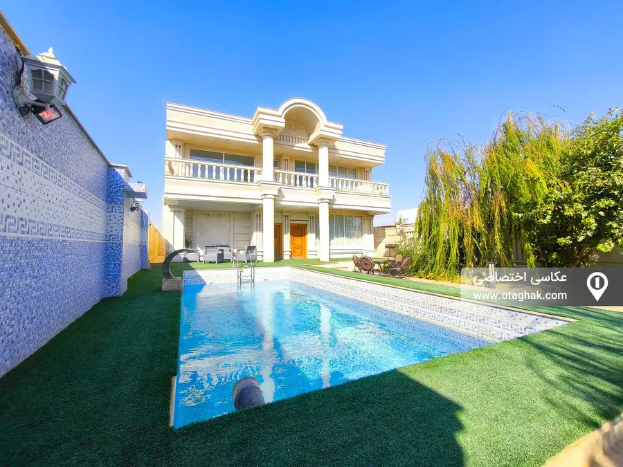 تصویر ۱ - ویلا آینوس با بیلیارد دارای دو استخر در  سهیلیه