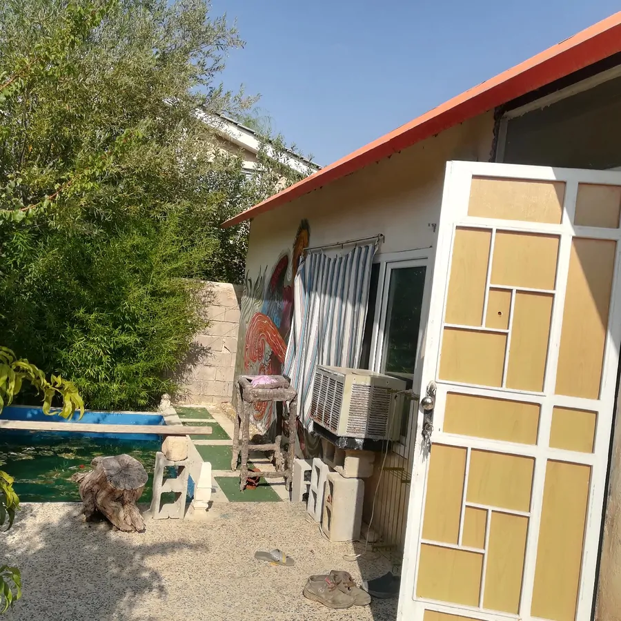 تصویر ۱ - کلبه خانه باغ ساسان در  سپیدان