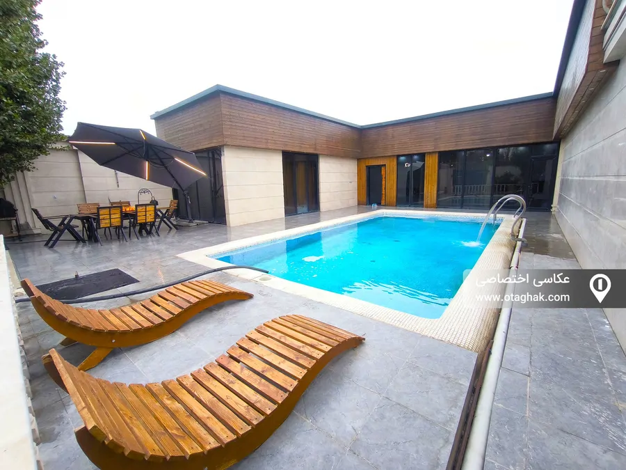 تصویر ۱ - ویلا استخردار آبگرم بوستان (2) با بیلیارد در چهارباغ