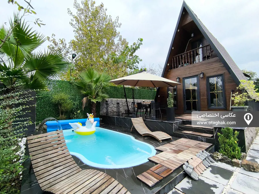 تصویر ۱ - کلبه  سوئیسی لوکس استخردار آبگرم ورنا در  خمام