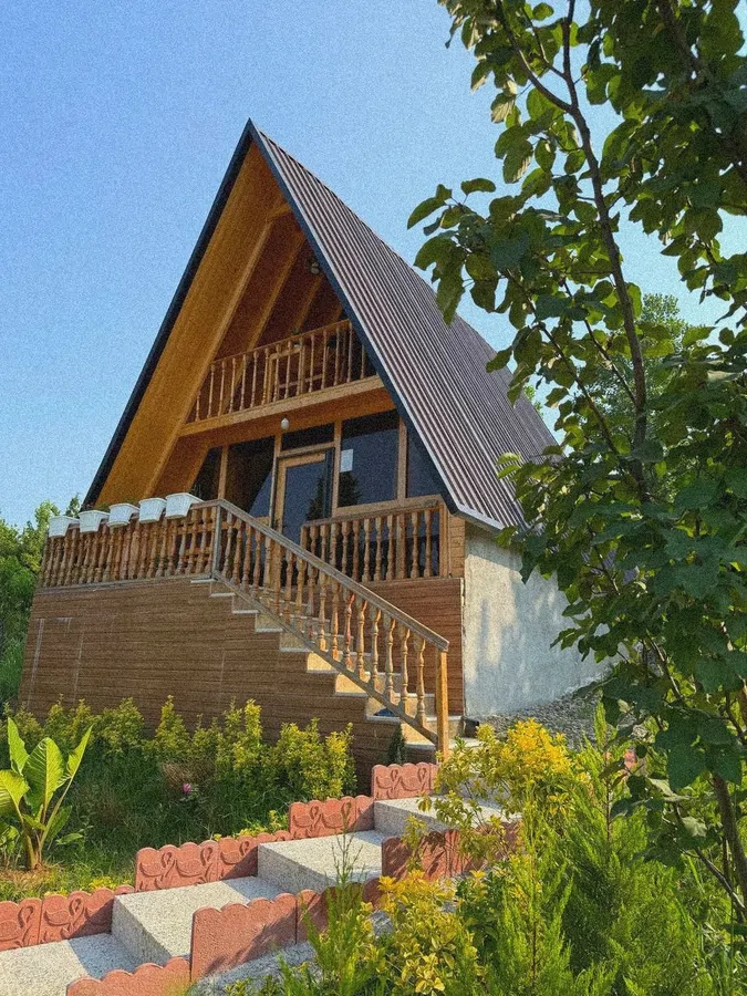 تصویر ۱ - کلبه سوئیسی مهر با جکوزی  در  سوادکوه