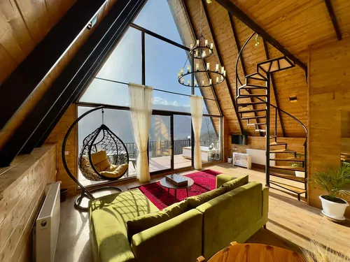 تصویر 9 - کلبه سوییسی دامان با جکوزی در  رامسر