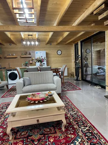 تصویر 7 - کلبه سوییسی سبز با جکوزی در  رامسر