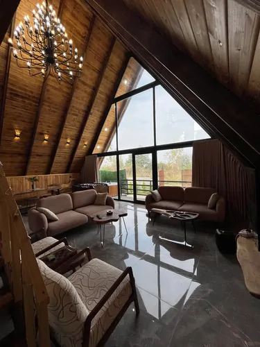 تصویر 14 - کلبه سوئیسی هاوراز با جکوزی در  چالوس