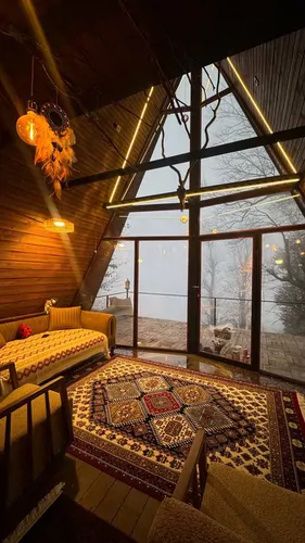 تصویر 5 - کلبه سوییسی استخردار آبگرم دلبر در  رستم آباد