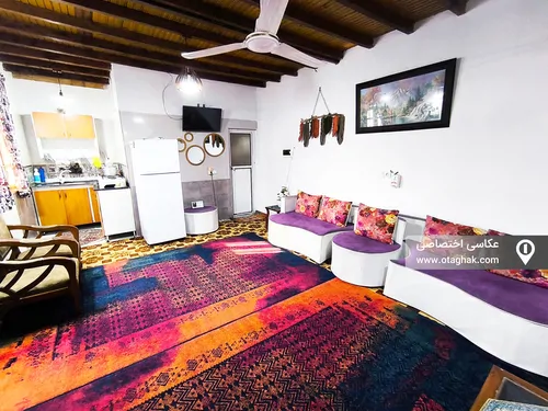 تصویر 6 - کلبه دوبلکس جنگلی با ویوی سد البرز  در  لفور