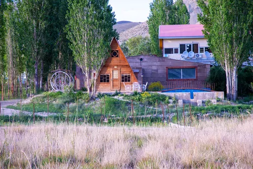 تصویر 17 - کلبه چوبی باران با استخر سانسی در  فیروزکوه 