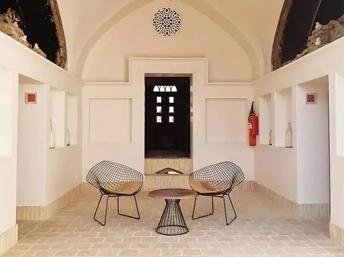 تصویر 3 - هتل سنتی خانه سپنج(اتاق نقش) در  کاشان