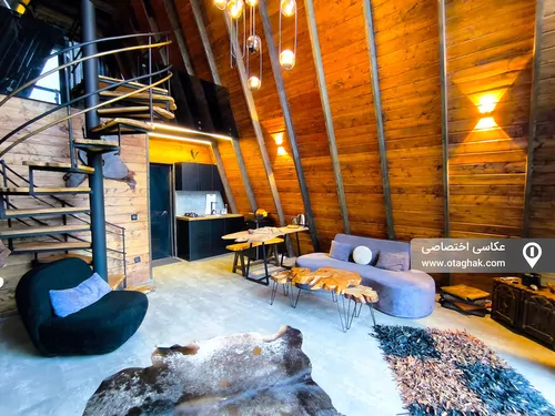 تصویر 3 - کلبه سوئیسی لاکچری آس در چالوس