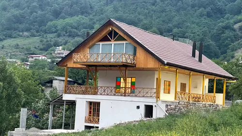 تصویر ۱ - آپارتمان مبله با دیزاین چوب چوبینه (واحد وی ای پی) در  علی آباد کتول
