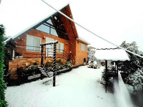 تصویر 17 - کلبه سوئیسی‌ استخردار آبگرم وارش در  سوادکوه