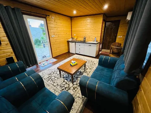 تصویر 4 - کلبه چوبی جنگلی زیبا  در  متل قو