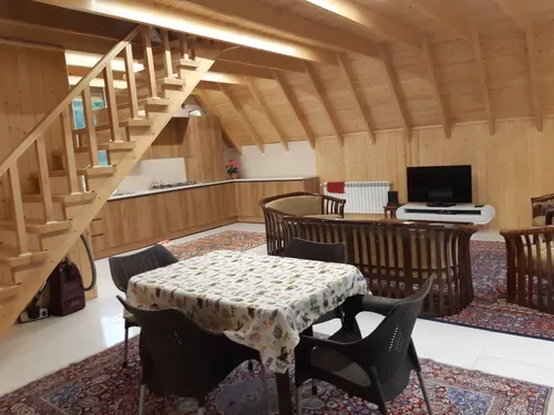 تصویر 5 - کلبه چوبی جکوزی دار دامون در  کلاردشت