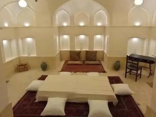 تصویر 14 - هتل سنتی خانه سپنج(اتاق نقش) در  کاشان
