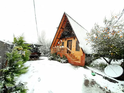 تصویر 30 - کلبه سوئیسی وارش با جکوزی در  سوادکوه