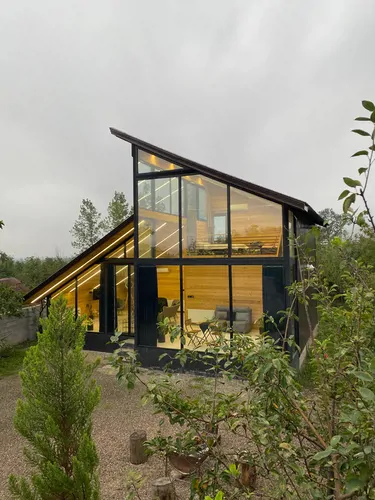 تصویر 2 - کلبه شیشه ای افرا تراس دار در  ماسال